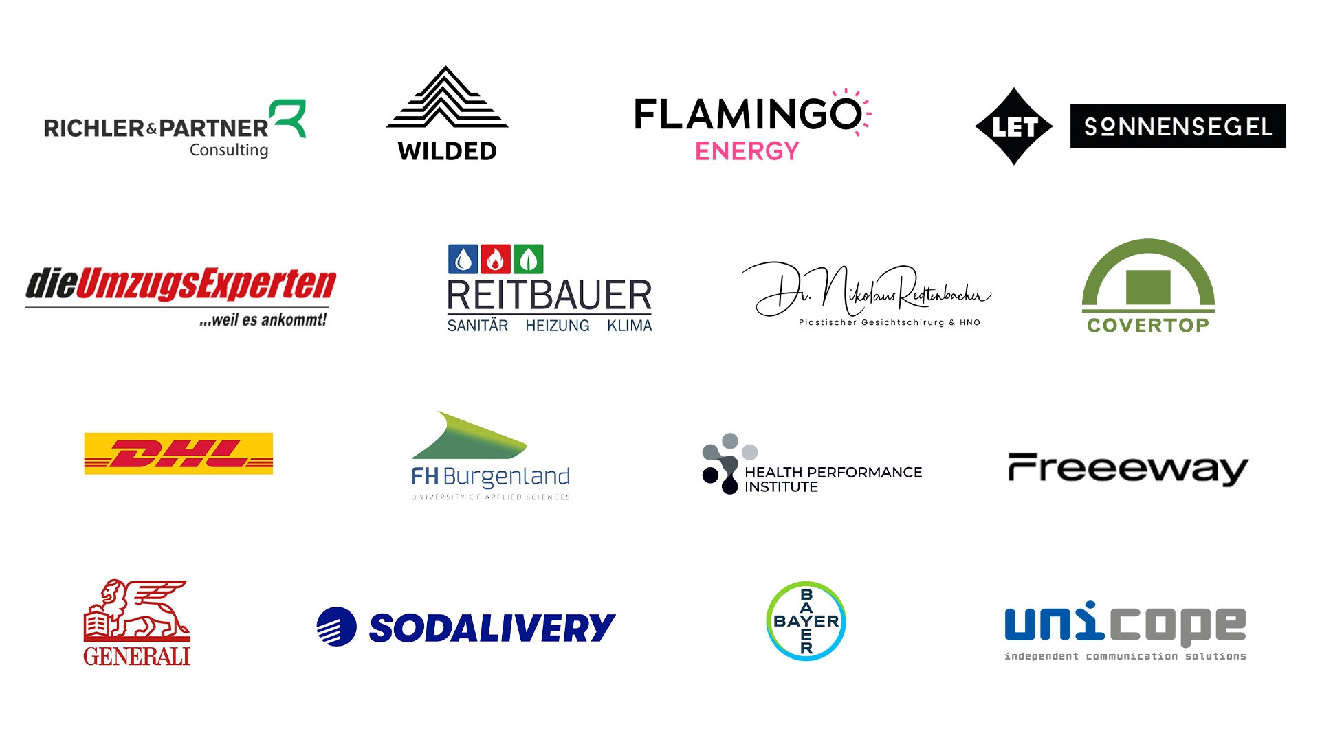 We work with great brands of all sizes